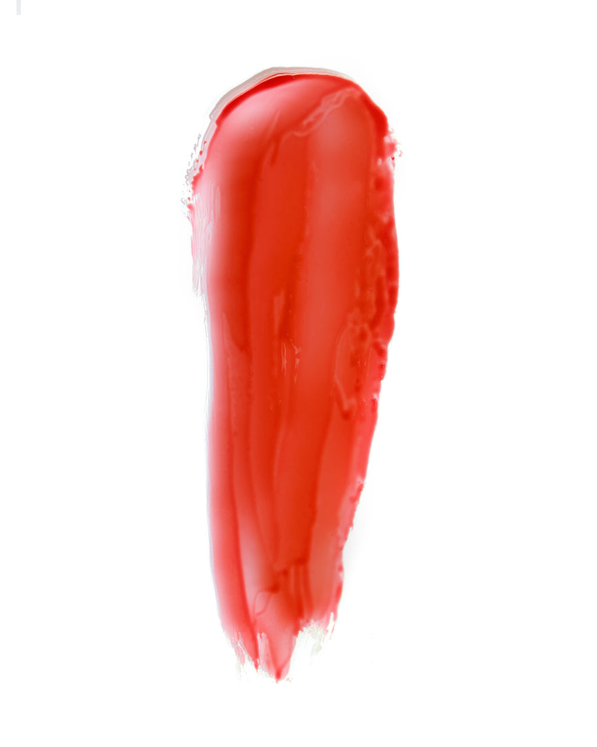 Swatch of Red Curve on white background